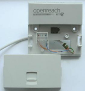 The NTE5c is one of the BT master sockets range