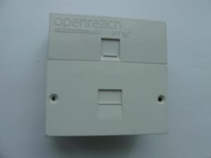 BT master sockets have attachments fitted to them.