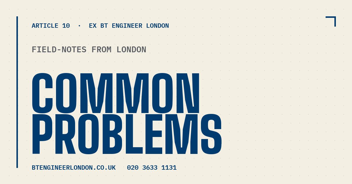 Article cover — common WiFi problems across London