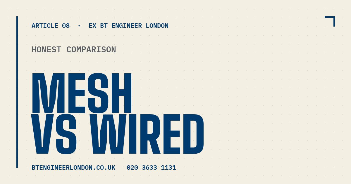 Article cover — mesh WiFi vs wired access points
