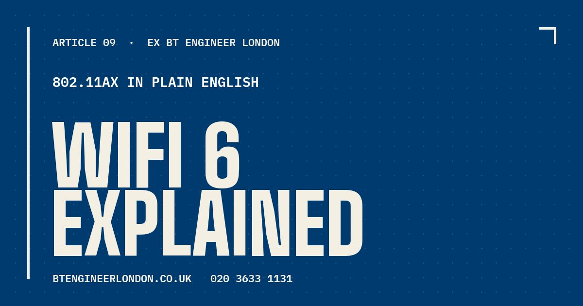 Article cover — WiFi 6 (802.11ax) explained