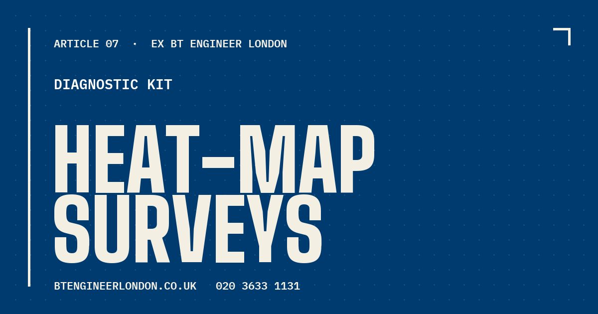 Article cover — WiFi heat-map surveys in London