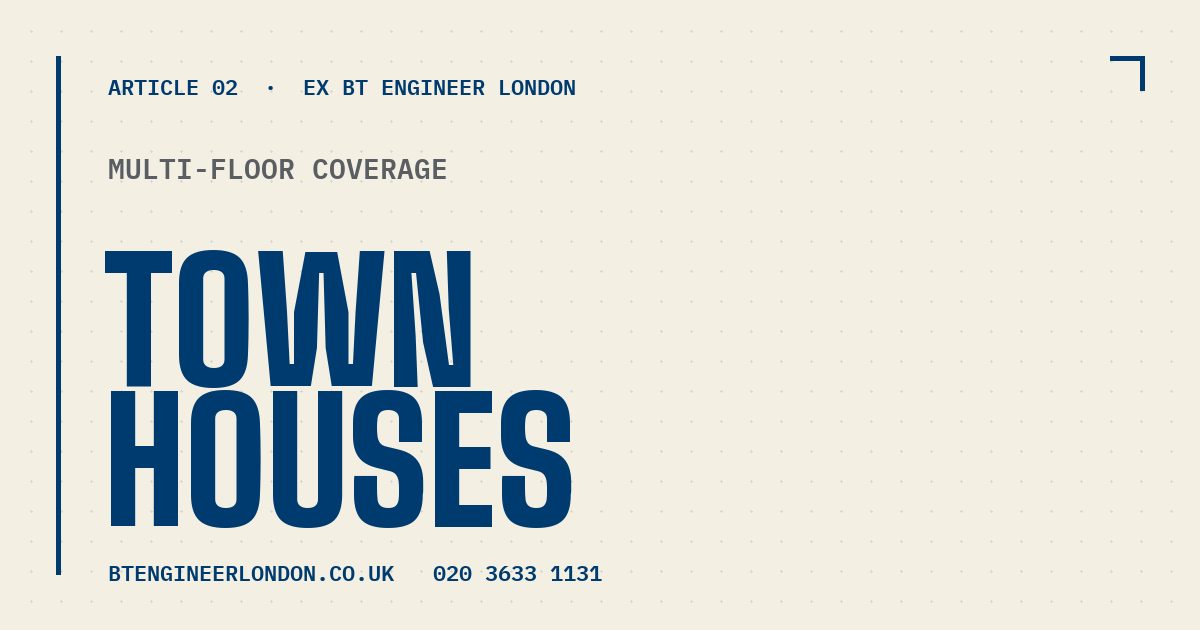 Article cover — WiFi across a London town house