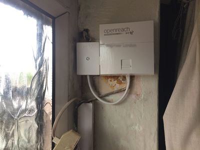 Telephone master socket installation