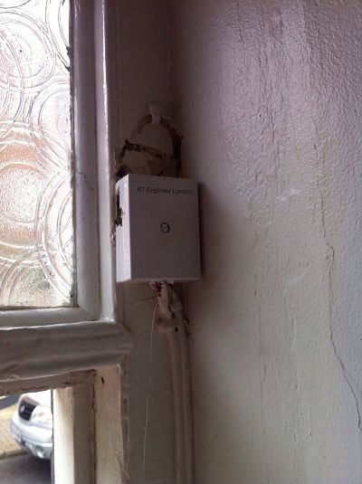 Cable run installed